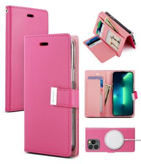 Pouzdro Mercury Rich Diary Samsung Galaxy S21 Růžové