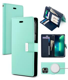 Pouzdro Mercury Rich Diary Wallet pro Samsung Galaxy S9 Mint