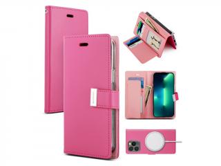 Pouzdro Rich Diary Wallet pro Samsung Galaxy S8 Plus Růžové