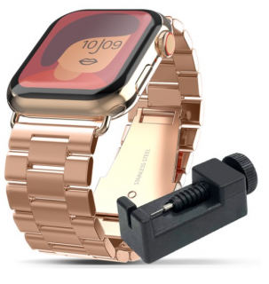 Řemínek pro Apple Watch 44 mm / 45 mm / 49 mm - Kovový Mercury