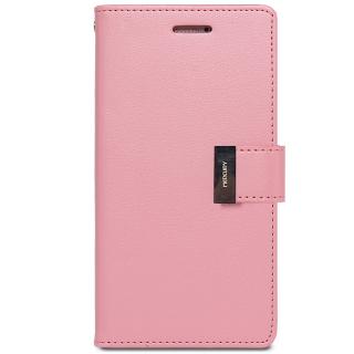 Růžové flipové pouzdro Mercury Rich Diary Wallet pro iPhone XS MAX