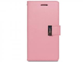 Růžové flipové pouzdro Mercury Rich Diary Wallet pro Samsung Galaxy Note 10