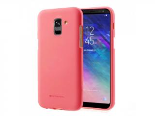 Růžový obal Mercury Soft Feeling pro Samsung Galaxy A6 (2018)