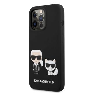Zadní Kryt pro iPhone 13 Pro Karl Lagerfeld and Choupette Liquid Silicone