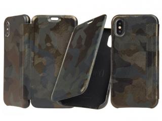 Zelené flipové pouzdro pro Samsung Galaxy S9 Carastyle Graffi Camouflage Margot