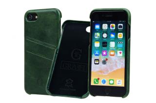 Zelený obal pro iPhone 6 / 7 / 8 / SE (2020) Carastyle Shell Verde Vacchetta