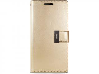 Zlaté flipové pouzdro Mercury Rich Diary pro iPhone 7 Plus / 8 Plus