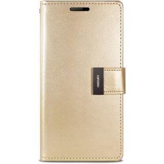 Zlaté flipové pouzdro Mercury Rich Diary Wallet pro iPhone 11 PRO MAX
