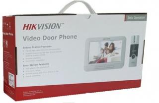DS-KIS202 - kit videotelefonu, analog. 4-drát, bytový monitor + dveřní stanice