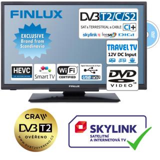 Finlux 24FDM5760-T2 SAT DVD SMART WIFI 12V