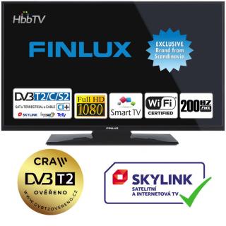 Finlux 43FFF5660 - T2 SAT HBB TV SMART WIFI SKYLINK LIVE  Speciální cena pro registrované