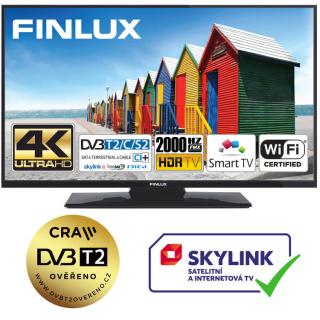 Finlux 58FUF7161 - HDR, UHD, T2 SAT, HBB TV, WIFI, SKYLINK LIVE
