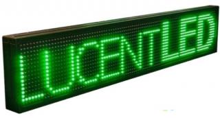 LED reklama, běžící text, tabule, displej zelená (green) 100x20x5cm  Speciální cena pro registrované