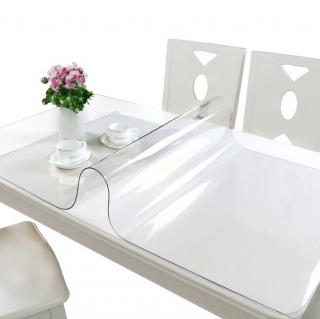 Ubrus na stůl z měkkého skla 140x48 cm Ubrus: Průhledná lesklá folie