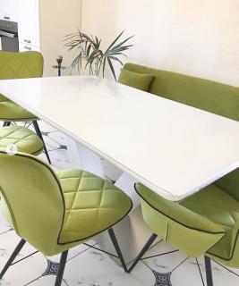Ubrus na stůl z měkkého skla 155x80 cm Ubrus: Průhledná lesklá folie