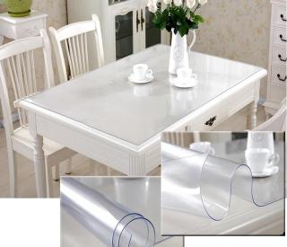 Ubrus na stůl z měkkého skla 60x180 cm Ubrus: Folie s texturovaným povrchem