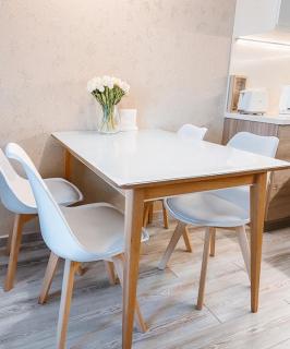 Ubrus na stůl z měkkého skla 66x75 cm Ubrus: Průhledná lesklá folie