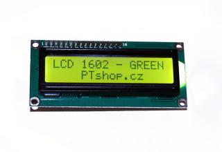 LCD displej 16x2 - zelený
