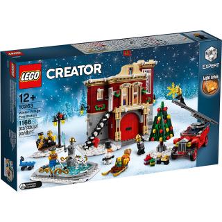 Lego Creator 10263 Hasičská stanice v zimní vesnici