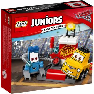 LEGO Juniors 10732 Zastávka v boxech Guida a Luigiho