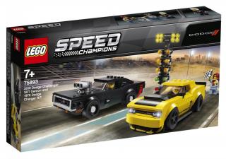 LEGO Speed Champions 75893 2018 Dodge Challenger SRT Demon a 1970 Dodge Charger