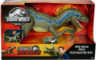 Mattel Jurský svět VELOCIRAPTOR BLUE 93 cm