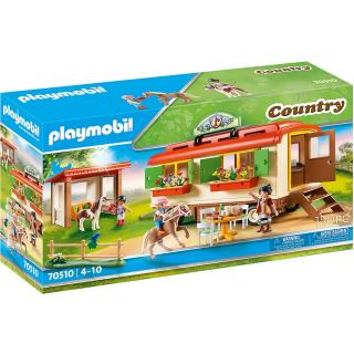 Playmobil 70510 Pony Kemp s maringotkou