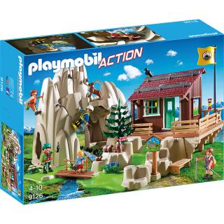 Playmobil 9126 Horolezecká stěna s horskou chatou