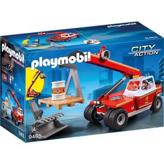 Playmobil 9465 Hasičské auto s teleskopickým manipulátorem