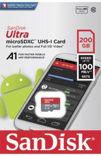 Sandisk SDXC UHS-I U1 200GB SDSQUA4-200G-GN6MA