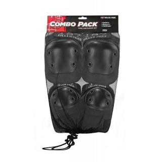 187 Killer Pads - Combo Pack - Black - Sada chráničů pro dospělé Velikost: S/M