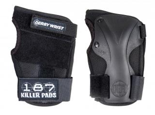 187 Killer Pads - Derby Wrist - Black - Zápěstní chrániče Velikost: XL
