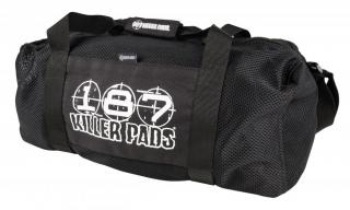 187 Killer Pads - Mesh Duffel Bag Černá - batoh/obal na chrániče Maximální délka prkna: prkno do 106,5cm/42"