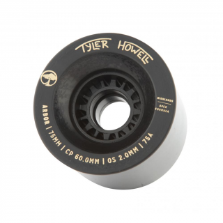 Arbor - Signature Wheel Highlands Tyler Howell 75mm 75a Black - kolečka (sada 4ks)