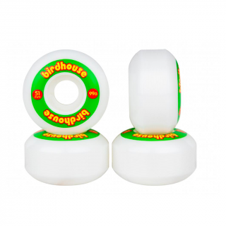 Birdhouse - Logo 99a 51mm - Rasta - kolečka (sada 4 ks)