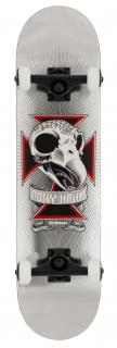 Birdhouse - Stage 3 Hawk Skull 2 Chrome Silver Foil 7.75  - skateboard