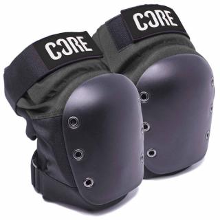 CORE - Street Skate Knee Pads - Black/Grey - Kolenní chrániče Velikost: L