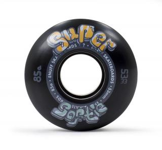Enuff - Super Softie 53/55/58 mm - 85a - Black - kolečka (sada 4ks) Průměr koleček: 53 mm