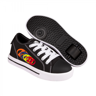 Heelys - Classic Black/White/Multi - koloboty Velikost boty: 31