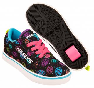 Heelys - Pro 20 Prints - Black/Multi Logo - koloboty Velikost boty: 36,5