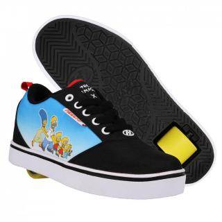 Heelys - Simpsons Pro 20 Prints - Black/Cyan/Multi - koloboty Velikost boty: 42