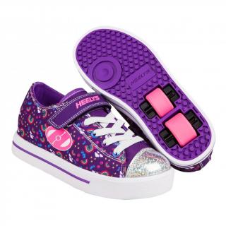 Heelys - Snazzy X2 - Purple/Multi/Rainbow - koloboty Velikost boty: 34