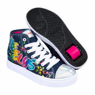 Heelys - Veloz - Denim/Rainbow/Multi Print - koloboty Velikost boty: 31