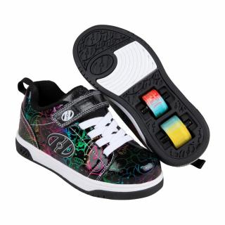 Heelys - X2 Dual Up - Black/Rainbow/Foil - koloboty Velikost boty: 30