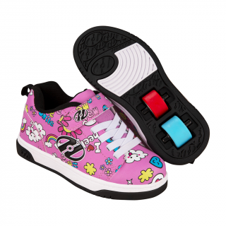 Heelys - X2 Dual Up - Pink/Black/Multi - koloboty Velikost boty: 32