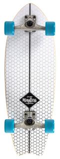 Mindless - Surf Skate Fish Tail 29,5  White - surfskate