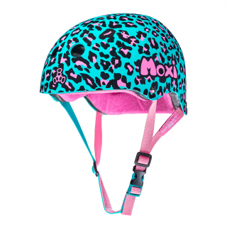 Moxi - Helmet Blue Leopard - helma Velikost: S - M