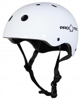 Pro-Tec - Classic Cert Gloss White - helma Velikost: M