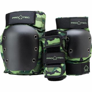 Pro-Tec - Street Adult 3-PK Pad Set Open - Camo - Sada chráničů Velikost: L