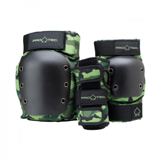 Pro-Tec - Street Gear Junior 3 Pack Open Camo - Dětská sada chráničů Velikost: S